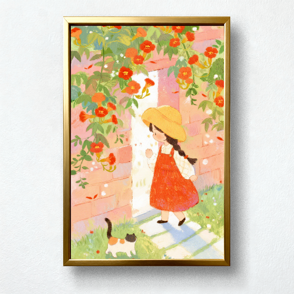 Paint by Numbers：When the Trumpet Flowers Bloom