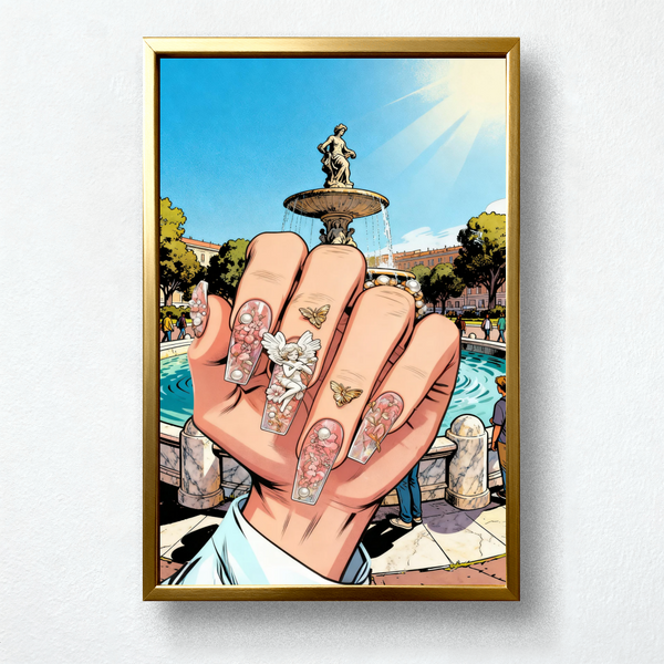 Paint by Numbers：Baroque Angel Nail Art Dream Poem