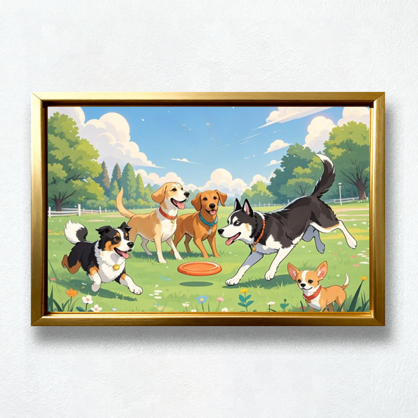 Paint by Numbers：Doggie Friends