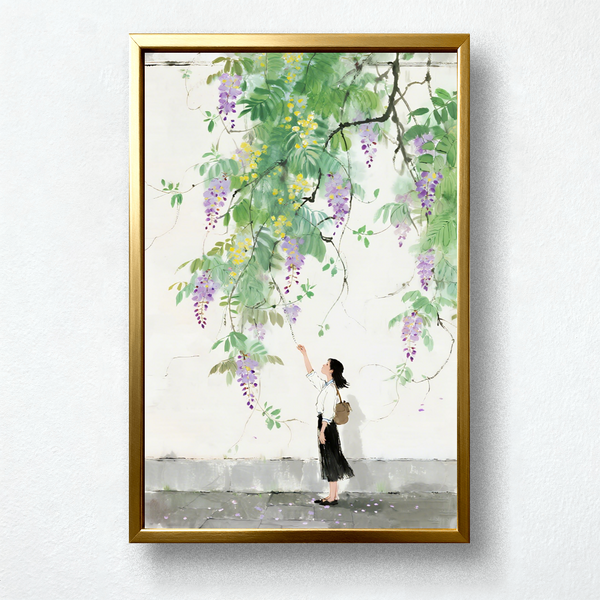 Paint by Numbers：Wisteria and the Wind