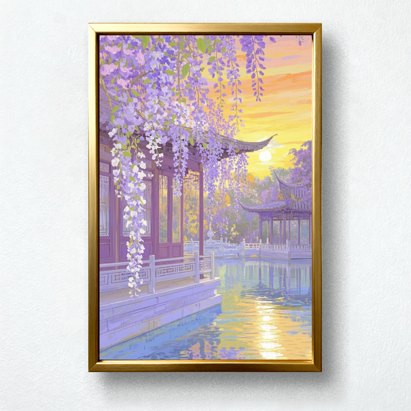 Paint by Numbers：Twilight Wisteria