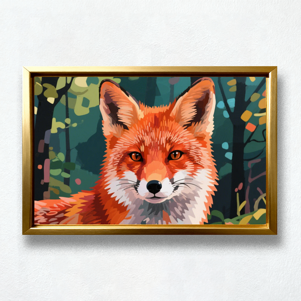 Paint by Numbers：Red Fox in the Thicket