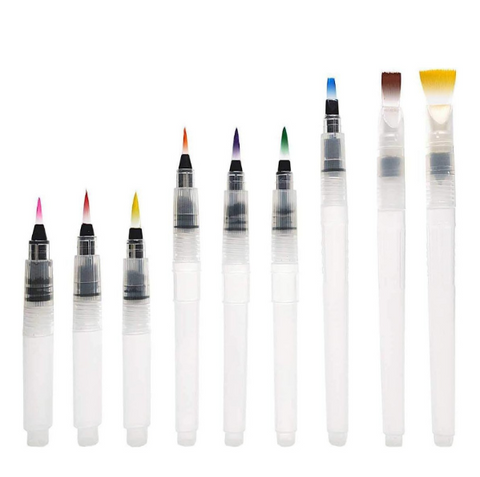 Paint by Numbers - Fountain Brush Set for Digital Oil Painting