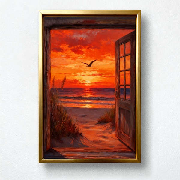 Crimson Horizon – Paint by Numbers Kit