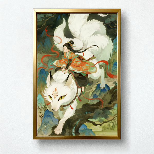 Paint by Numbers：Dreamwalker with the Spirit Fox