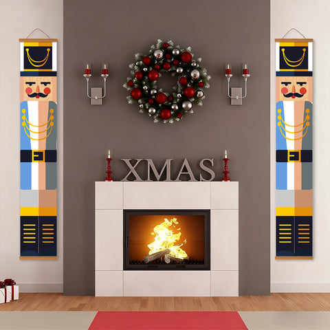 Nutcracker Hanging Banner Set Paint by Numbers Kit For Beginners