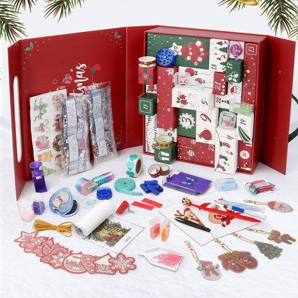 Diamond Painting：Christmas Gift Box IV（24 in）