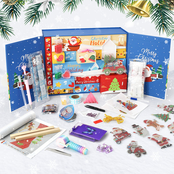 Diamond Painting：Christmas Gift Box I（12 in）