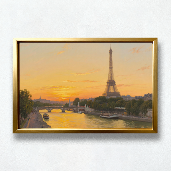 Paint by Numbers - Eiffel Sunset Romance