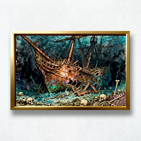 Paint by Numbers：Shipwreck