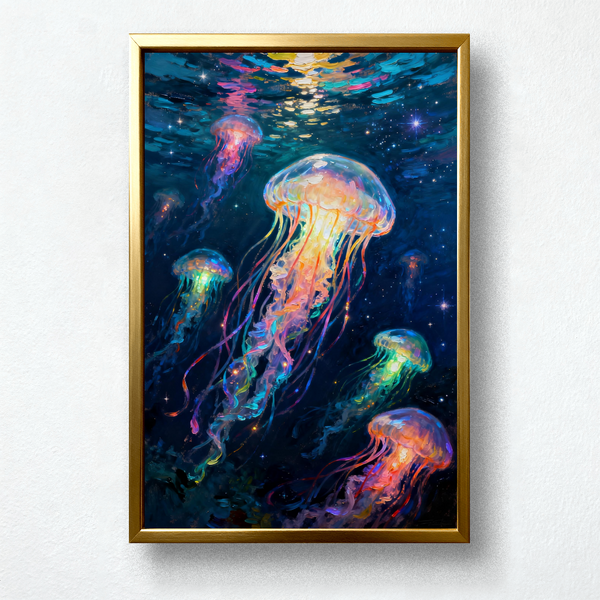Paint by Numbers：Glowing Jellyfish