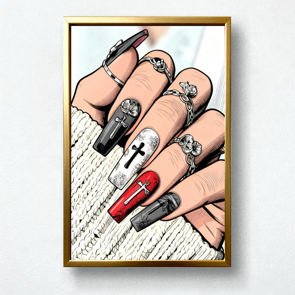 Paint by Numbers：Fingertip Ritual of Metal and Flowers