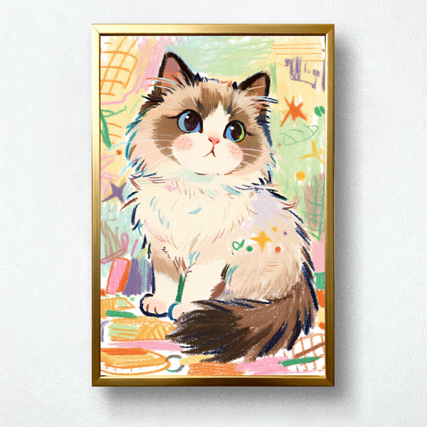 Paint by Numbers: Cat’s Art Class