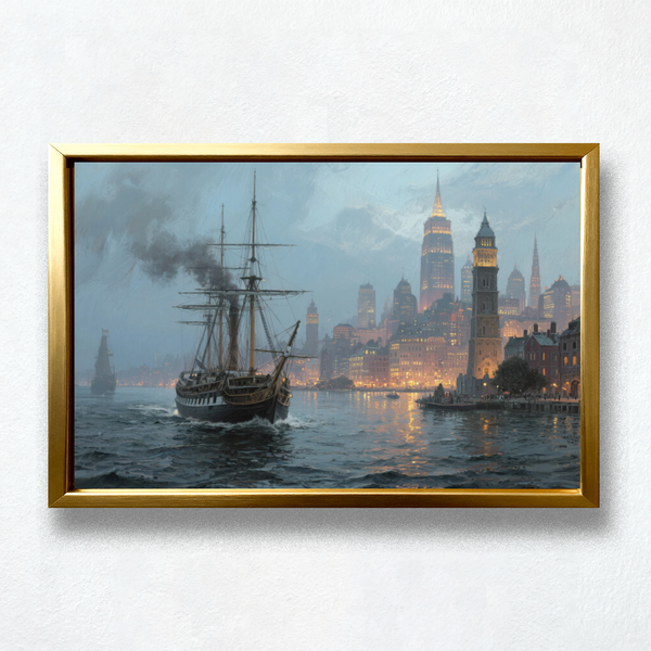 Paint by Numbers - Foggy Harbor of Dreams