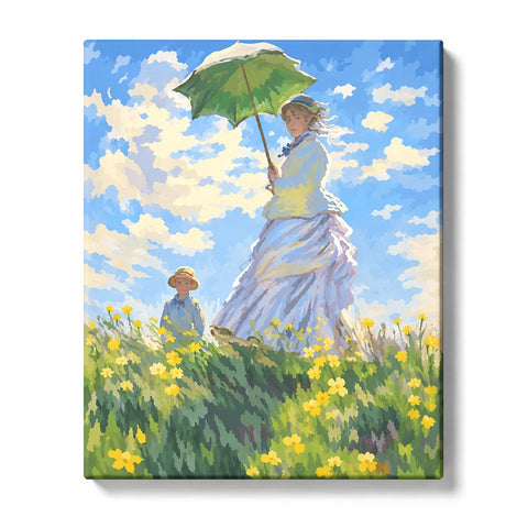 Woman with a Parasol | Claude Monet | 1875