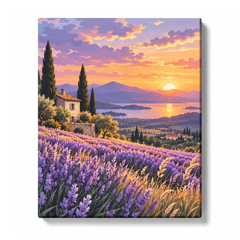 Pink Meadow and Blue Mountain Ridge