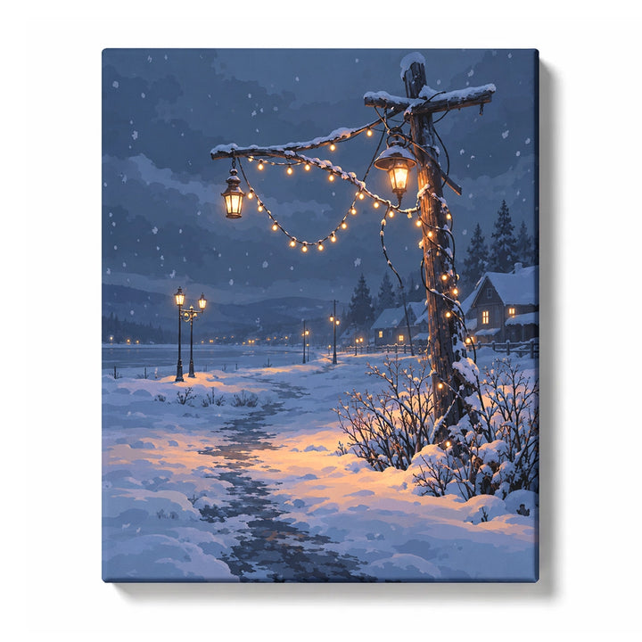 Silent Lights paint by numbers design