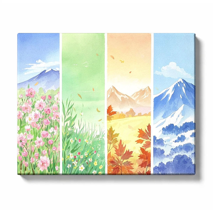 Four Seasons Mountain Meadows Paint by Numbers Kit