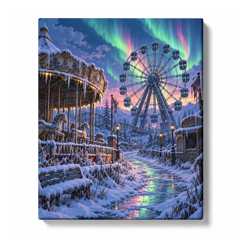 Last Christmas Paint by Numbers | Abandoned Winter Amusement Park | Post-Apocalypse Series