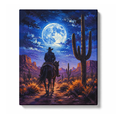 Sunset Rider – Paint by Numbers Kit