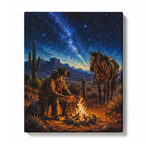Starry Campfire Watch Paint by Numbers Kit for Adults