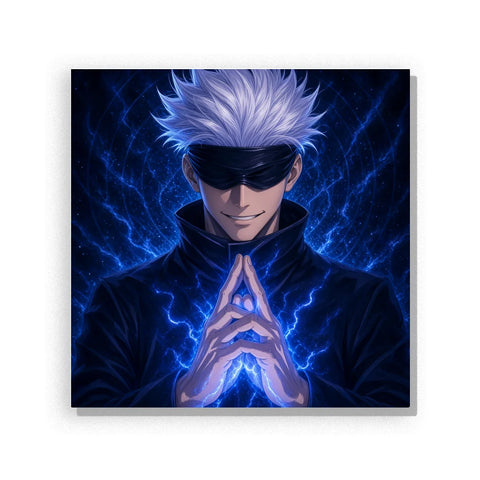 Sorcerer in Blue Aura Paint by Numbers Kit