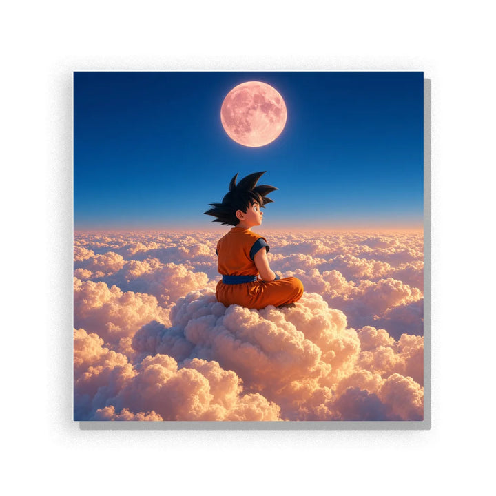 Girl on Moonlit Cloud Paint by Numbers Kit