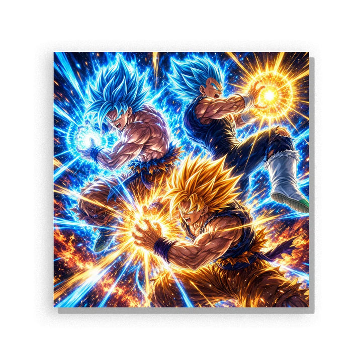 Electric Dragon Showdown Paint by Numbers Kit
