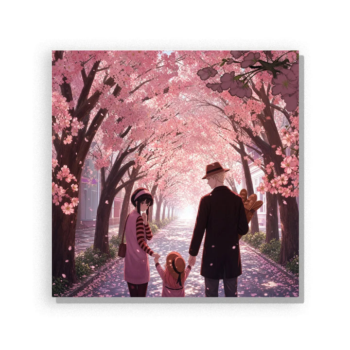 Blossom Umbrella Couple Paint by Numbers Kit