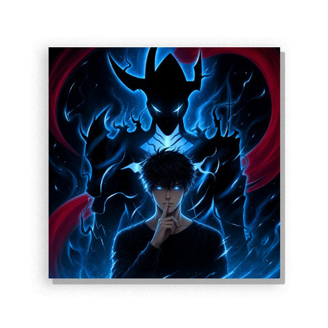 Blue Flame Shadows Paint by Numbers Kit