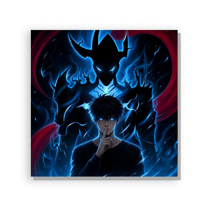 Blue Flame Shadows Paint by Numbers Kit