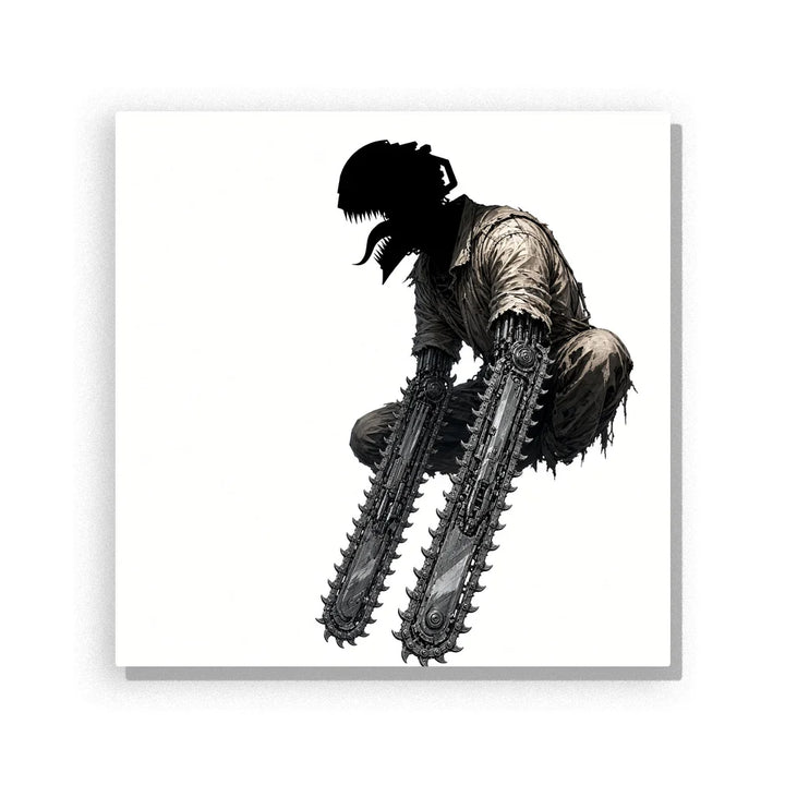 Chainsaw Head Rampage Paint by Numbers Kit
