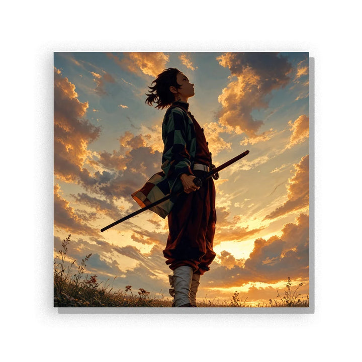 Lone Samurai Dusk Paint by Numbers Kit