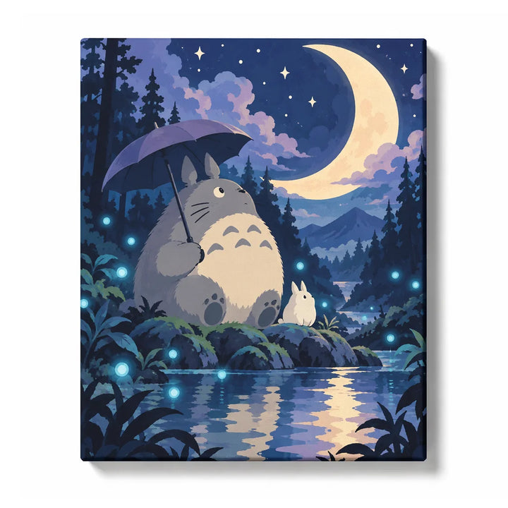 Moonlit Forest Spirit Paint by Numbers Kit