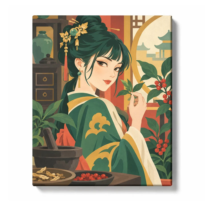 Palace Apothecary Garden Paint by Numbers Kit