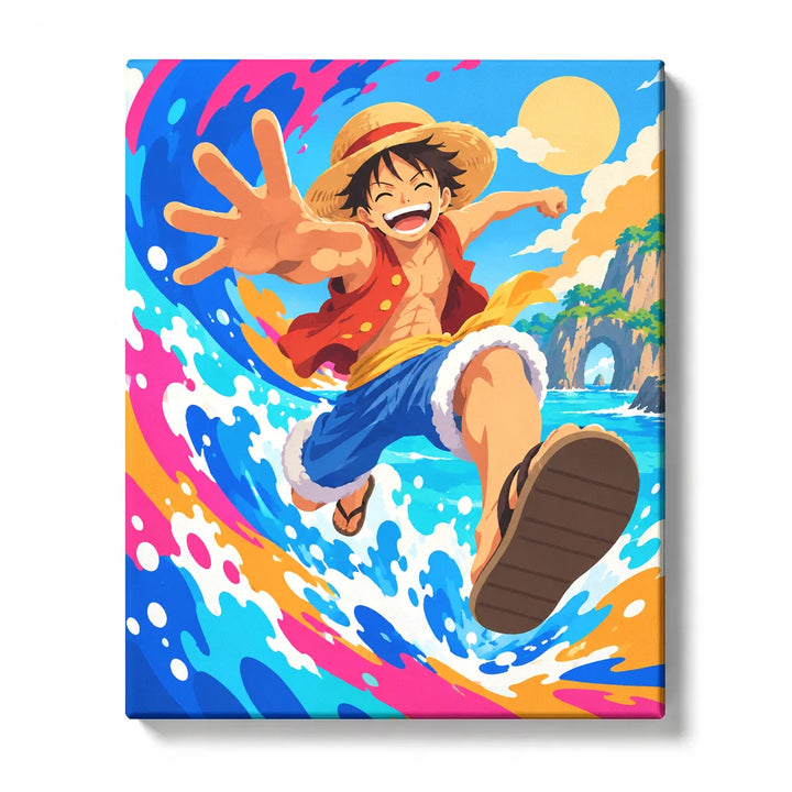 Splashing Pirate Adventure Paint by Numbers Kit