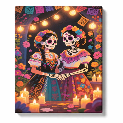 Paint by Numbers：Sugar Skull Connection