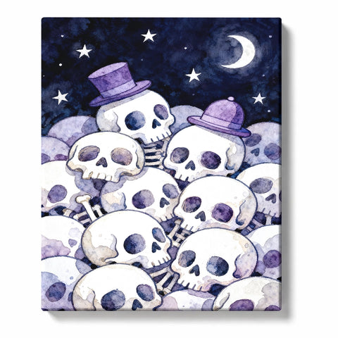 Paint by Numbers：Starlit Skull Party