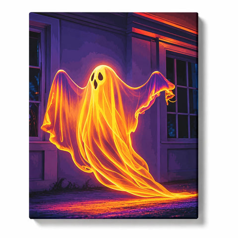 Paint by Numbers：Glowing Ghost