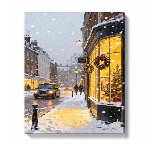 Paint by Numbers：Christmas street corner