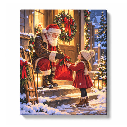 The Christmas Gift – Paint by Numbers Kit