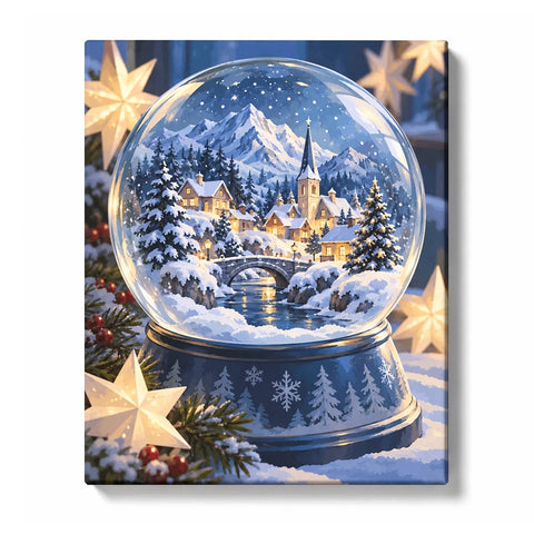 Christmas Crystal Globe Wonderland