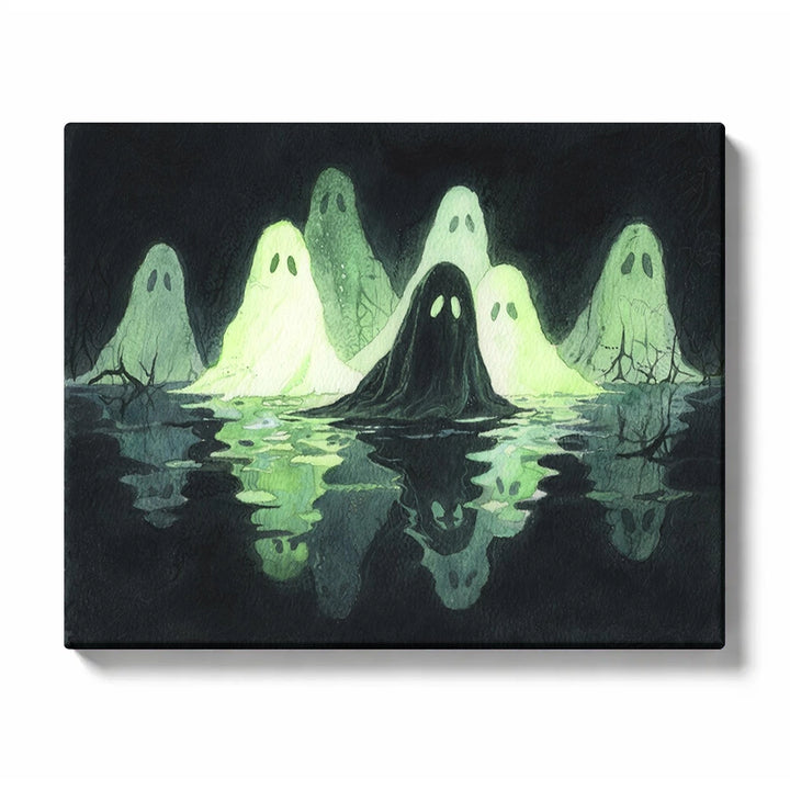 Paint by Numbers Glowing Lake Ghost