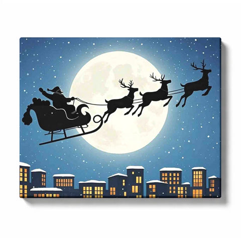 Paint by Numbers：Santa Claus is on His Way