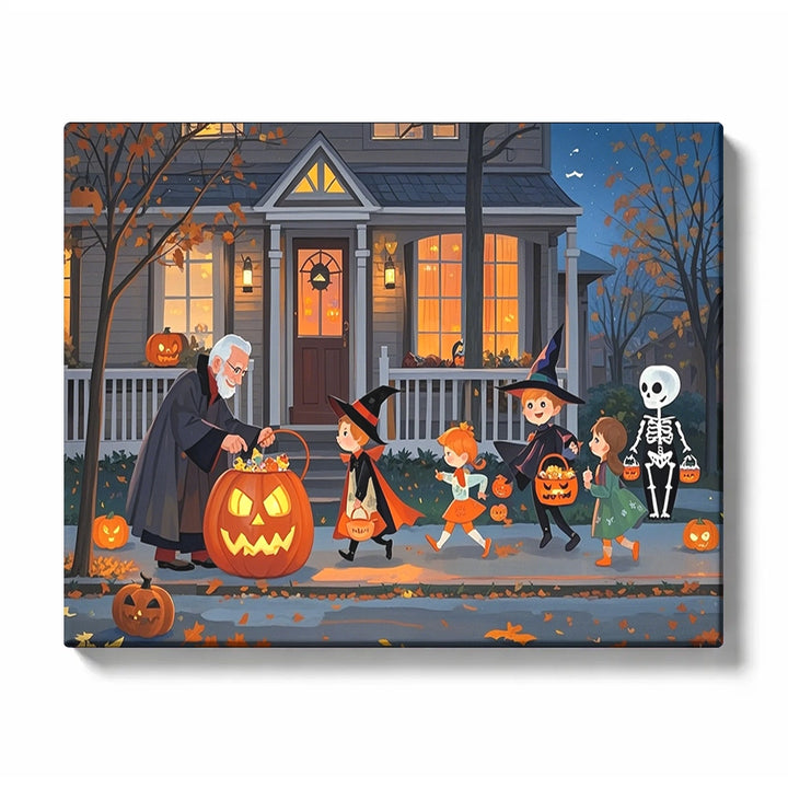 Paint by Numbers£ºHalloween Trick-or-Treat Night
