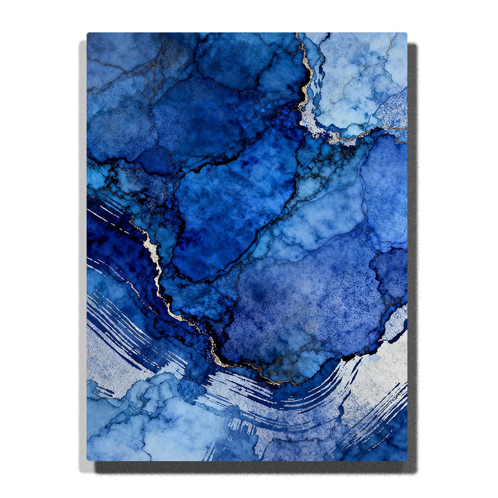 indigo deepwater mineral pool paint by numbers with layered blue diffusion and soft sediment textures abstract wall art for modern home decor