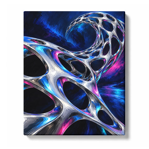 Origin Matrix with Chrome Mesh Cells Paint by Numbers Kit for Adults