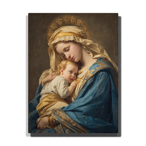 madonna and child golden halo paint by numbers jesus christian wall art