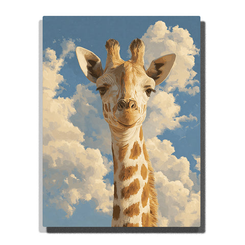 Baby Giraffe Paint by Numbers | Cute Giraffe DIY Painting Kit