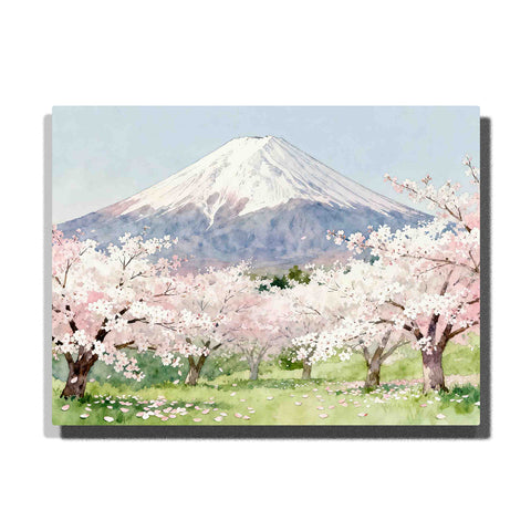 Mount Fuji and Cherry Blossoms